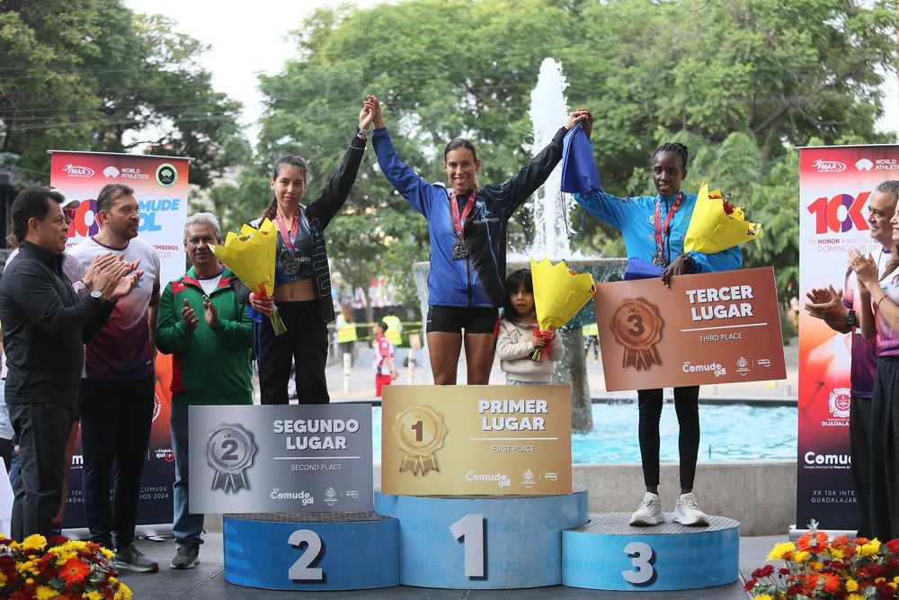 Celebra la Perla Tapatía la XX edición de la Carrera 10K Internacional Comude Guadalajara y Bomberos 2024
