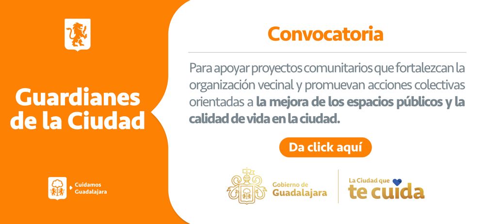 Convocatoría para apoyar proyectos comunitarios que fortalezcan la organización vecinal y promuevan acciones colectivas orientadas a la mejora de los espacios públicos y la calidad de la vida en la ciudad