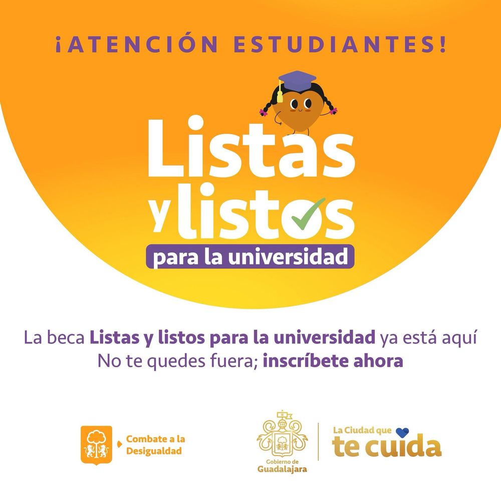 Impulsa Gobierno de Guadalajara becas para estudiantes universitarios