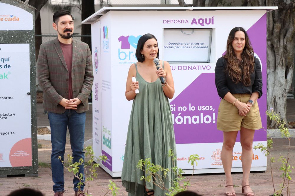 Abre Guadalajara nuevo módulo para reciclaje de textiles en el Día Mundial del Medio Ambiente