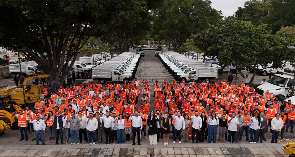  Entrega Verónica Delgadillo más de 100 vehículos y maquinaria para Servicios Públicos con una inversión de 265 mdp