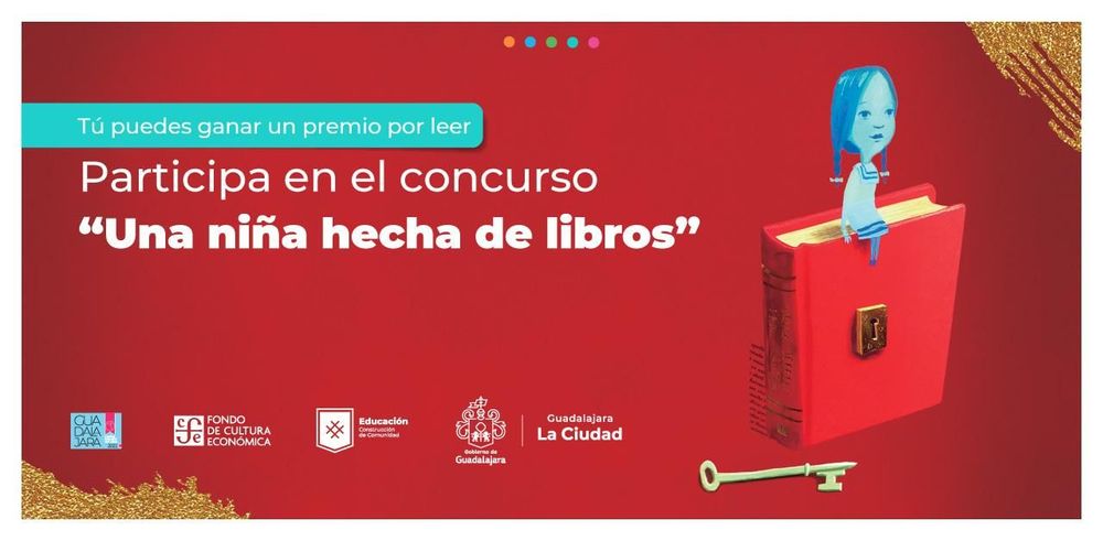 Participa en el concurso de lectura “Una niña hecha de libros”
