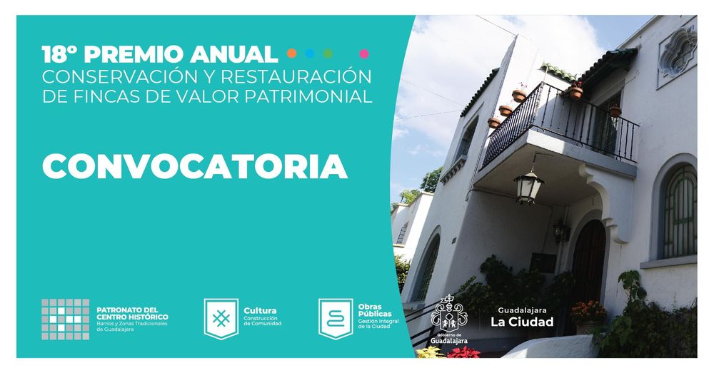 XVIII Premio Anual a la Conservación y Restauración de las Fincas de Valor Patrimonial de Guadalajara