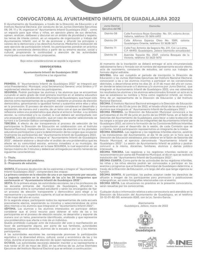 Ayuntamiento Infantil Guadalajara 2022