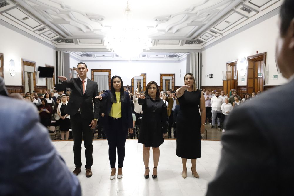 Rinden protesta cuatro regidores suplentes de la fracción edilicia de Movimiento Ciudadano
