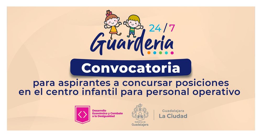 Convocatoria para aspirantes a concursar posiciones en el centro infantil para personal operativo