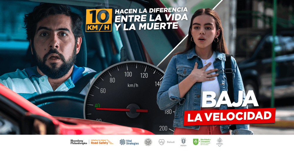 La velocidad mata. Respeta los límites 