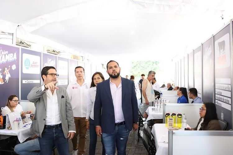 Realizan feria del empleo ‘Quiero Chamba’ en el Centro Histórico