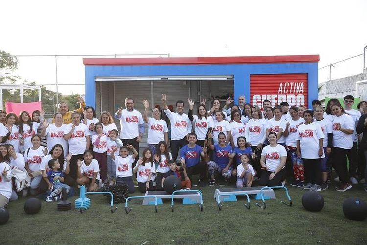 Ponen en marcha módulo de activación física del programa ‘Arriba el Ánimo’, en Balcones de Oblatos