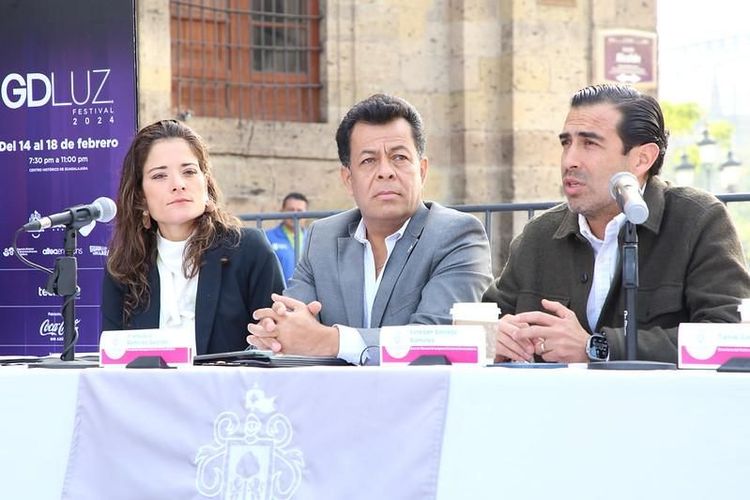 Alistan el Festival GDLuz 2024 para el 482 Aniversario de la Fundación de Guadalajara